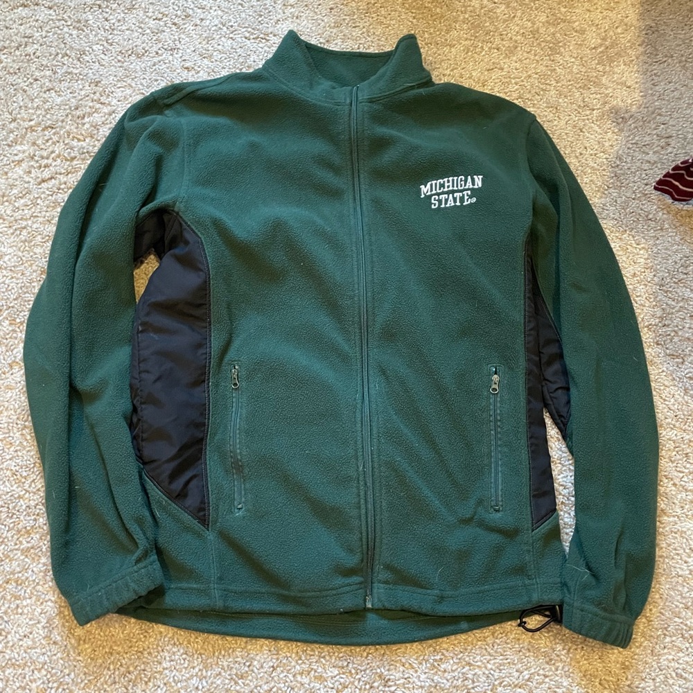 Green Michigan State  Jacket